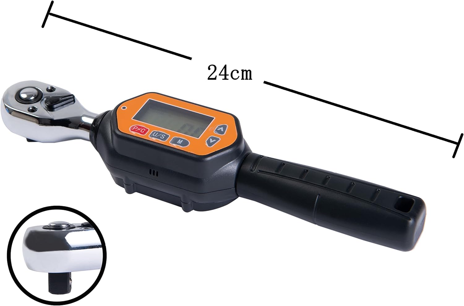 デジタルトルクレンチ 1.8-60N ミニレンチ タイヤ交換 ねじ ボルト B